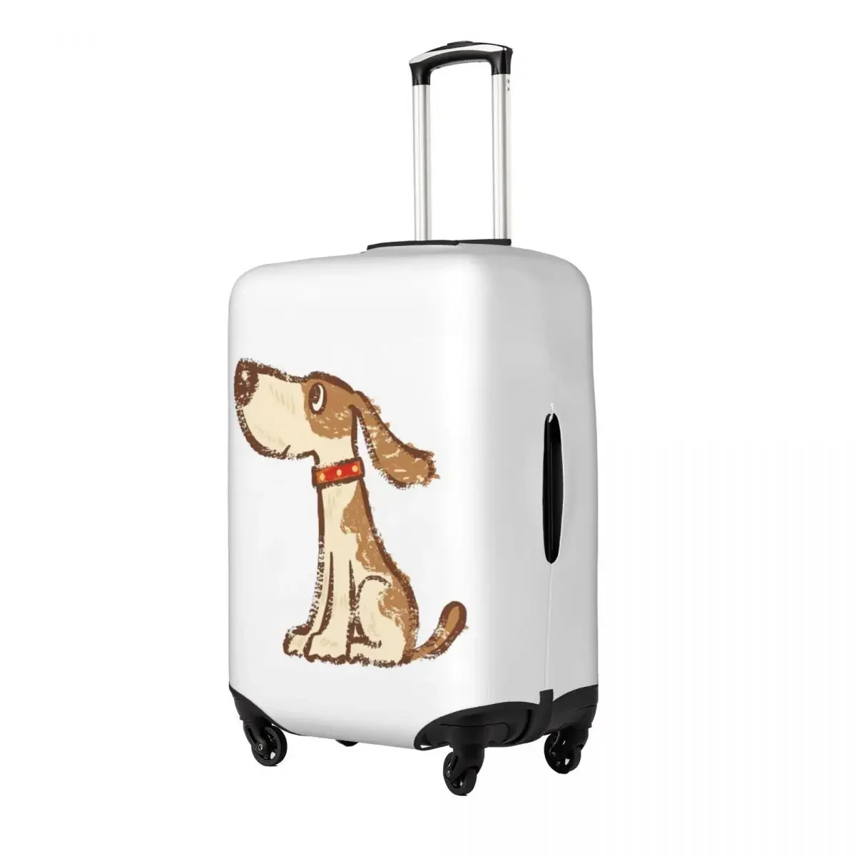 Hound Sitting Print Luggage Protective Dust Covers Elastic Waterproof 18-32inch Suitcase Cover Travel Accessories