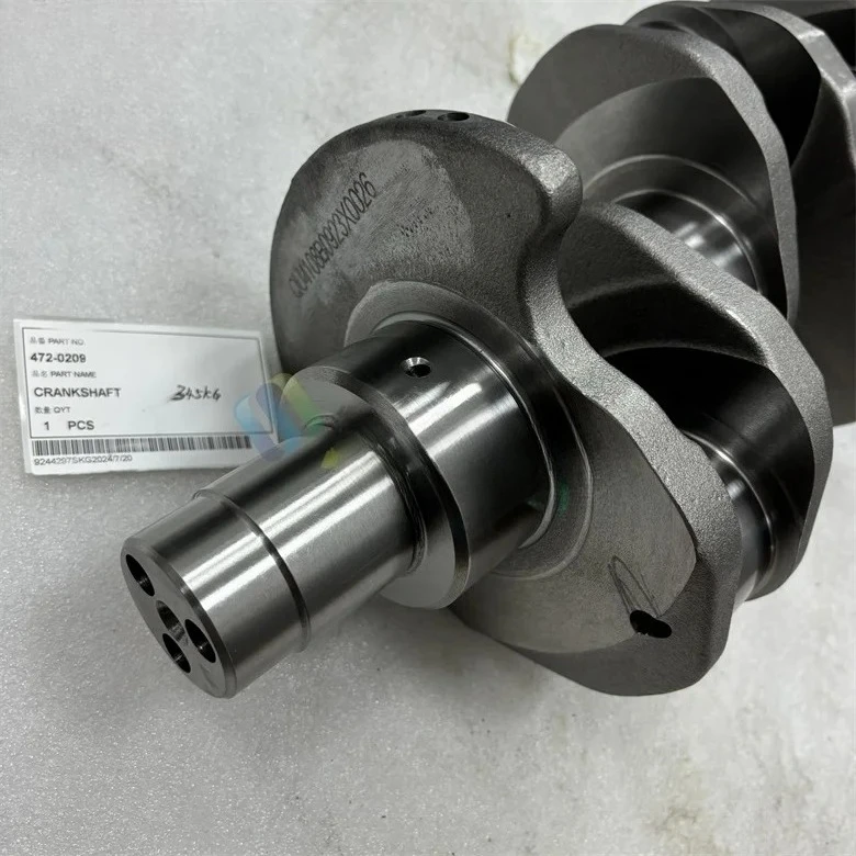 472-0209 C4.4 Construction  Machinery Parts Crankshaft 472-0209 for Excavator