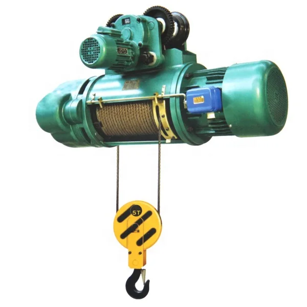 Wire Rope Hoist with Lifting Hook High Quality Lifting Hoist 5 Ton 10 Ton 15 Ton CD1 MD1 Electric