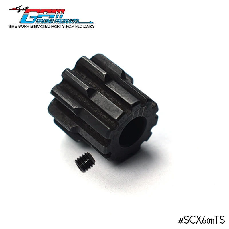 GPM koolstofstalen motor tandwiel 11T/12T/13T/14T/15T/16T/17T voor AXIAL 1/6 SCX6 Jeep Jlu Wrangler, TRAXXAS 1/8 Sledge.