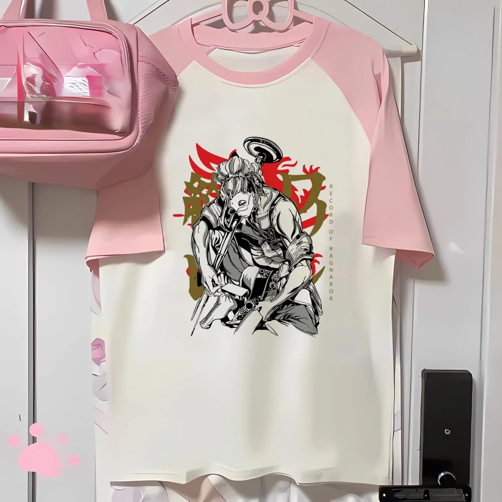Record of Ragnarok shirt femme baddie japanese scene  y2k anime shirt 80s kawaii baddie