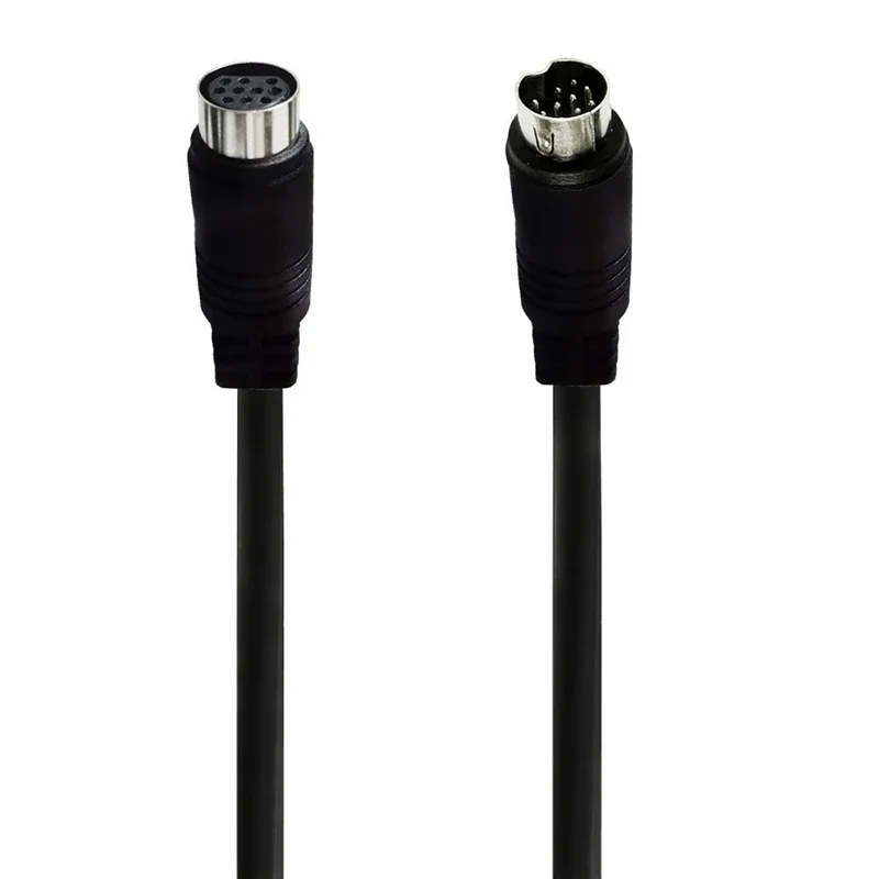 s-video mini din cable 10 pin connector male to female 10 pin mini din cable Adapter for Audio vedio equipment