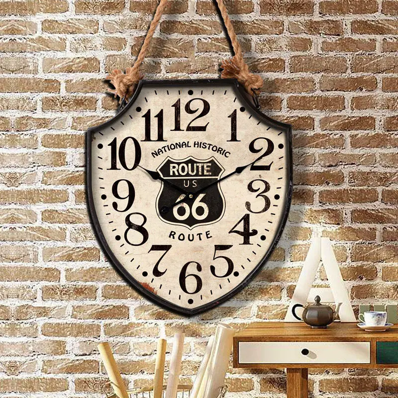 American-style Wall Clocks European Minimalist Creativity Unique Wall Clocks Elements Home Decor Relojes De Pared ZY40BGZ