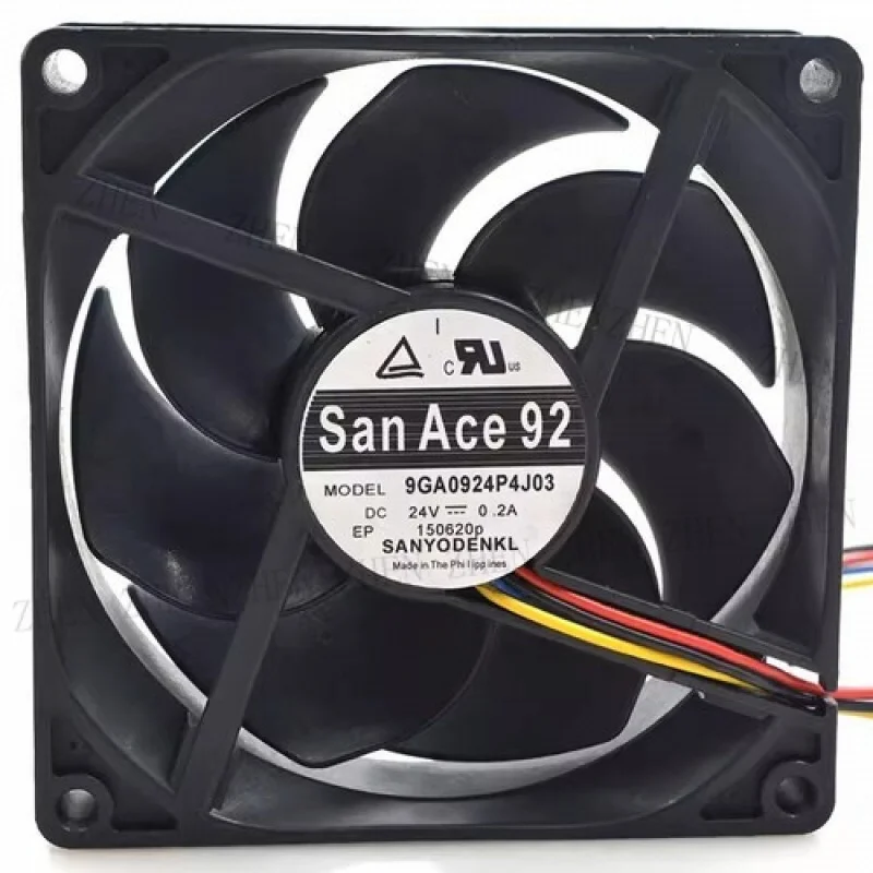 

Y ДЛЯ Sanyo 9GA0924P4J03 24 В 0,2 А 9025 9 см 4-проводной двухшаровой охлаждающий вентилятор