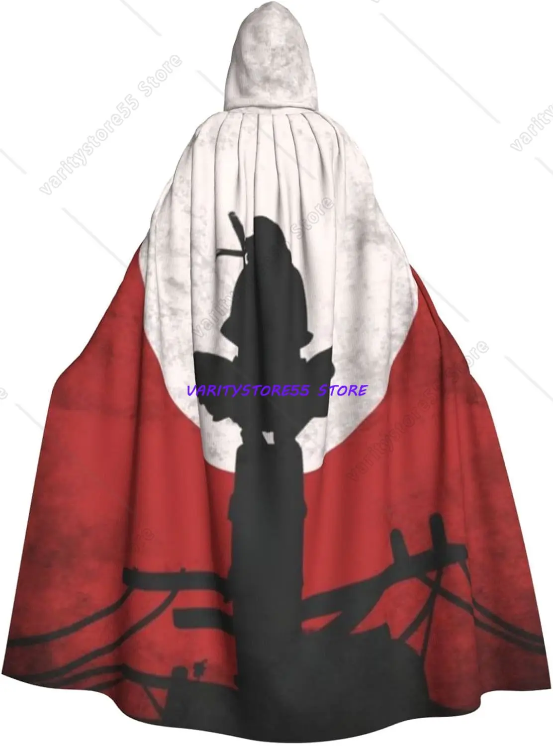 Wizard Witch Hooded Robe for Adult Cloak Long Cape Hoodie for Christmas Halloween Cosplay Costumes