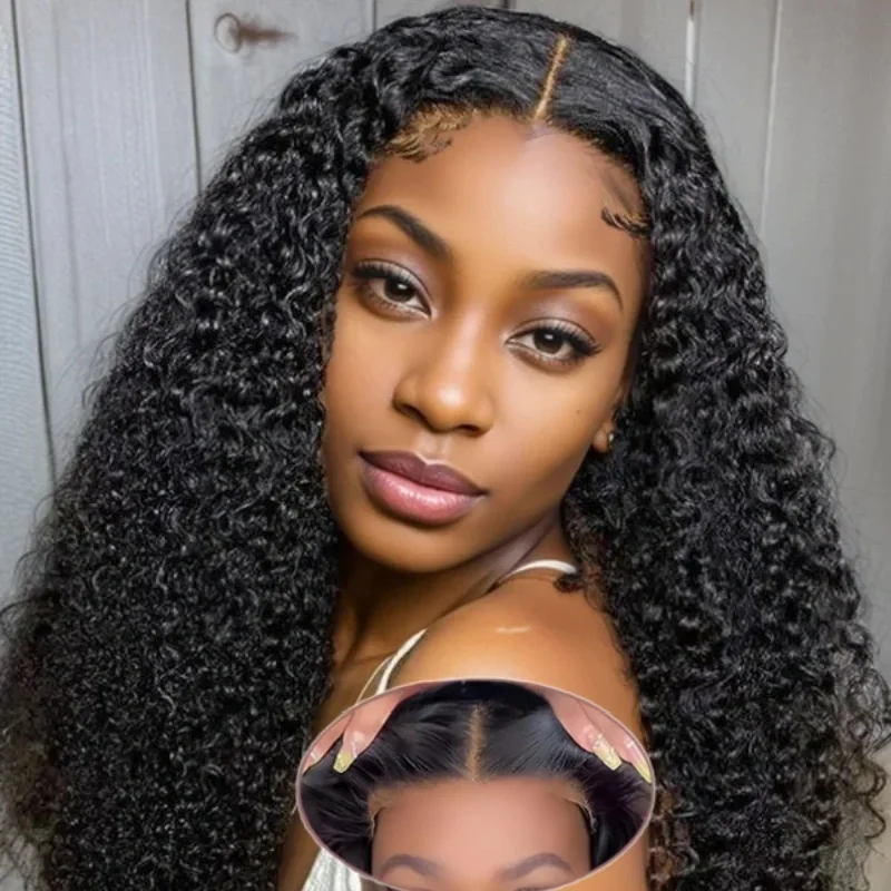 

Curly Wigs Human Hair Lace Frontal Wig Glueless Wig Human Hair Ready To Wear Cheap Wigs On Clearance Sale 5x5 Closure Wig