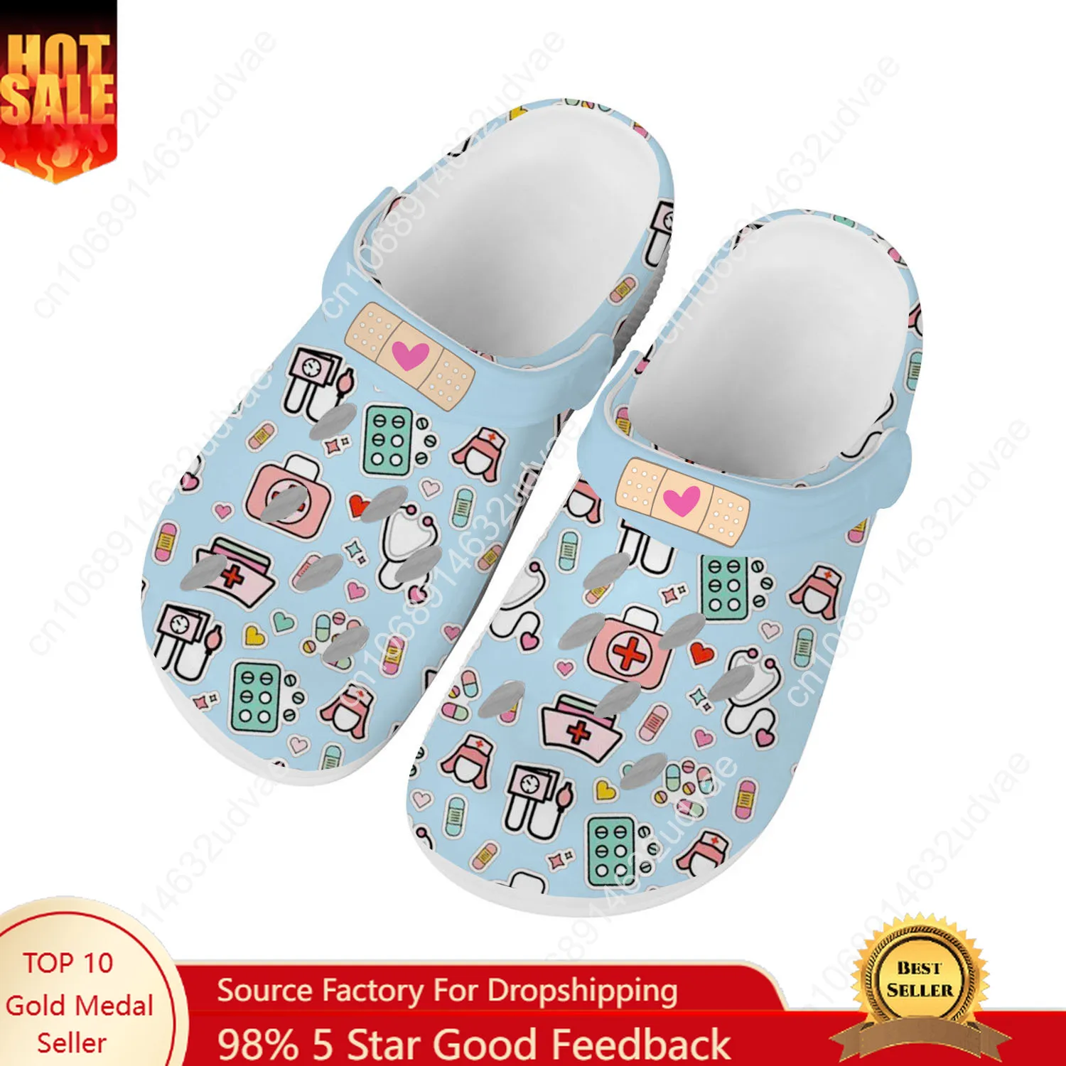 

Nurse Water Shoes Mens Womens High Quality Fashion Home Garden Clogs Customizd Sandals Beach Breathable Hole Slippers