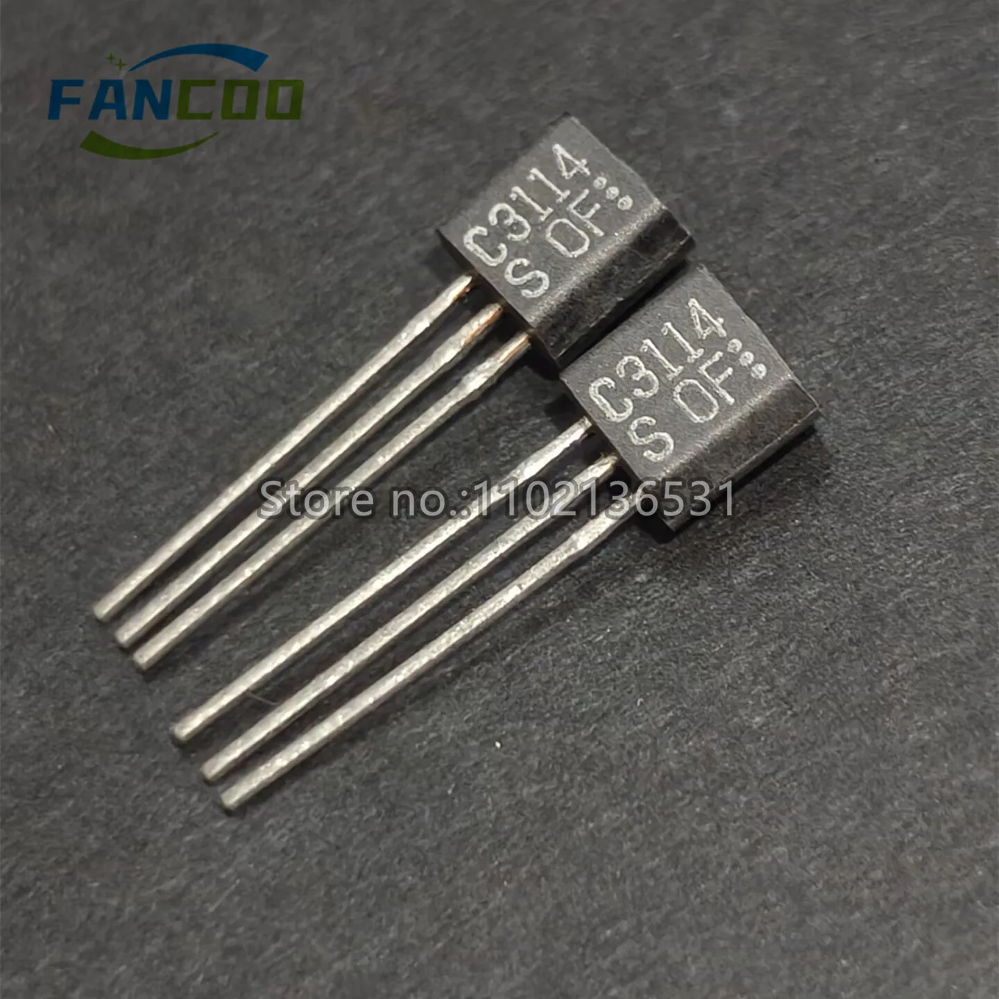 5PCS C3114 2SC3114 NPN Transistor  C3114-S C3114-T C3114S C3114T 50V 150mA 400mW TO-92 Small Signal Amplifier Transistor