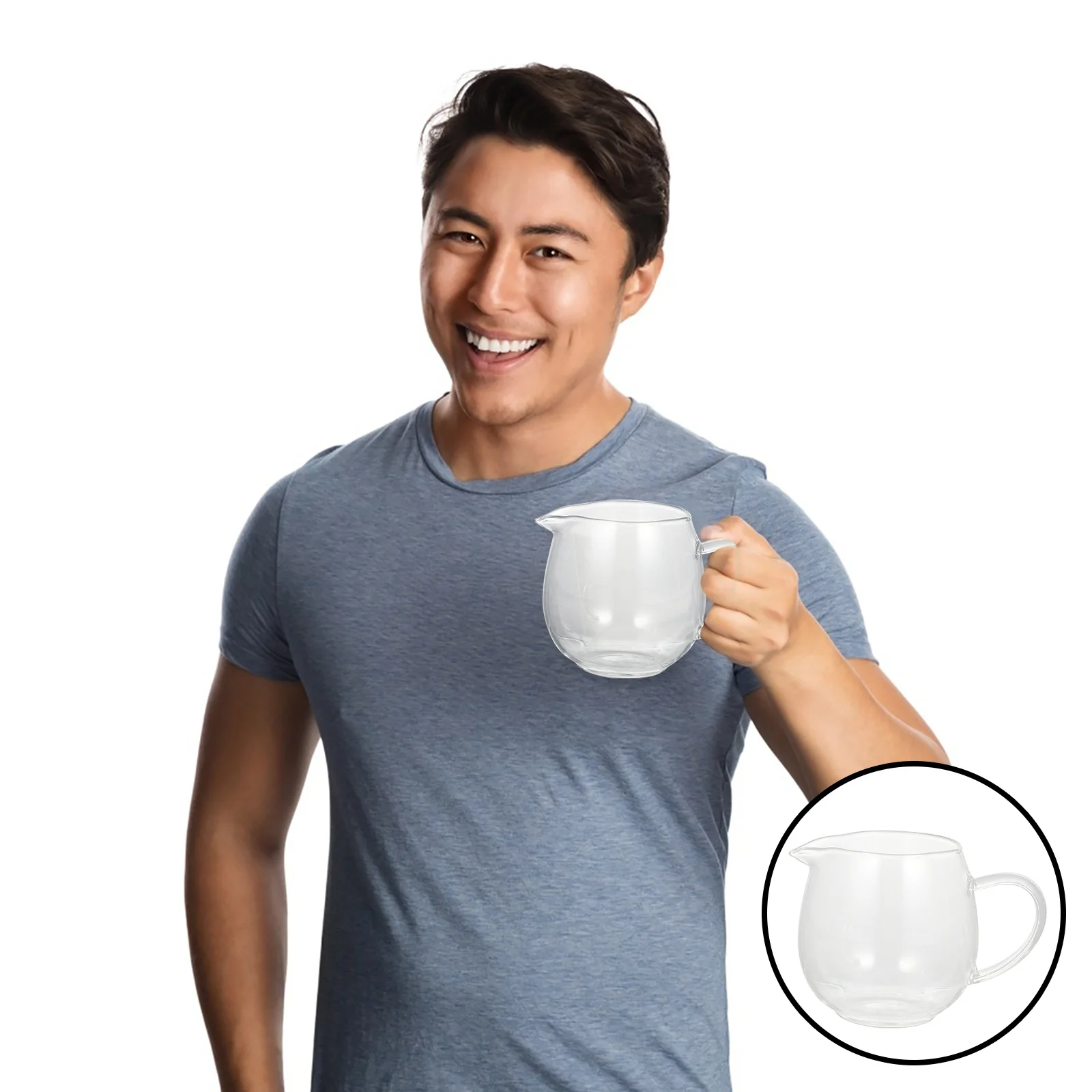 

1Pcs Stylish Glass Tea Distributor Ergonomically Designed Handle Easy to Clean Resistant to High and Low Temperatures