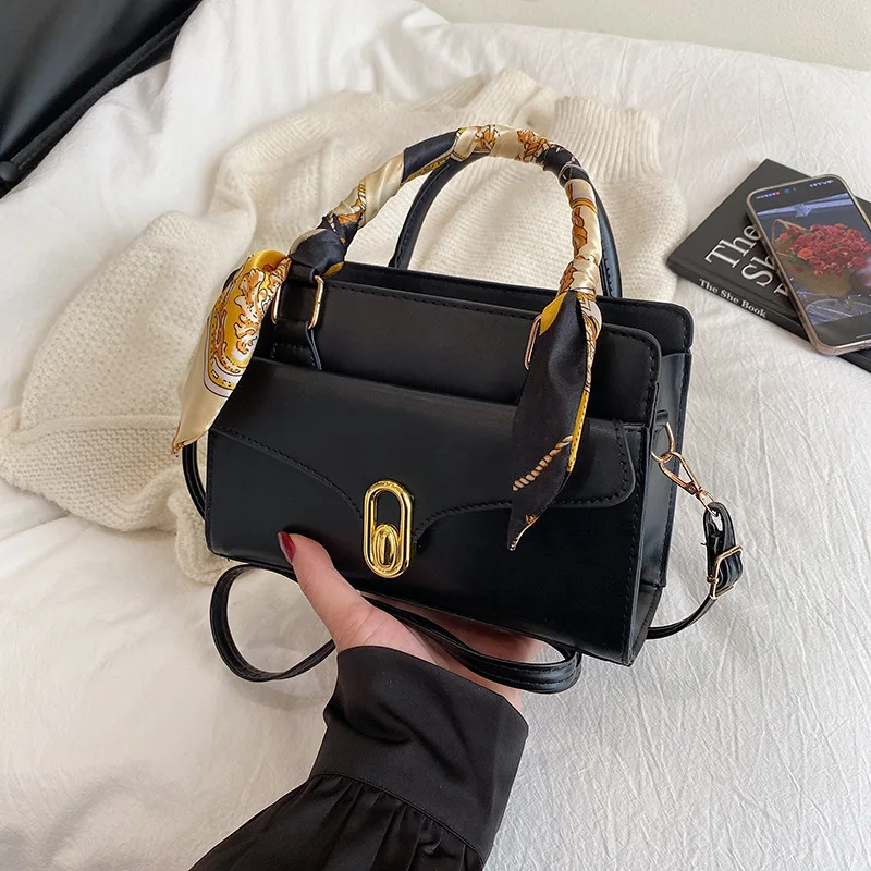 

2025 Scarf Print Tote Bag, Textured Shoulder Purse for Women, Crossbody Bag with Strap, Day to Night Handbag, Fashion Sling Bag