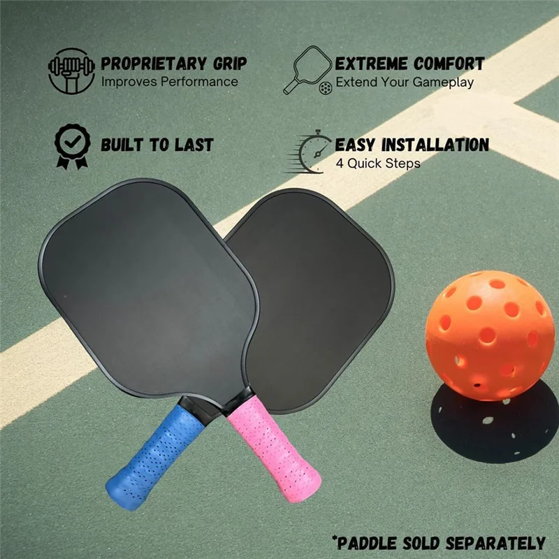 

Горячая AD-1 пара ручек для теннисных ракеток Pickleball, впитывающая пот противоскользящая лента, лента для ручек