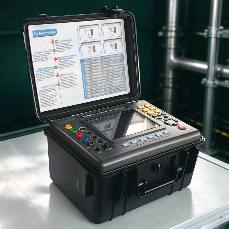Power Quality Analyzer 4-Channel Current & Voltage Measurement for Large-scale Power Grid System Detection