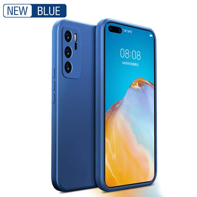 For Huawei P20 pro P30 pro P40  Prime 2019 P Smart Z Plus Case Liquid Silicone P60 P50 Cover For Huawei P20 P30 P40 lite Coque