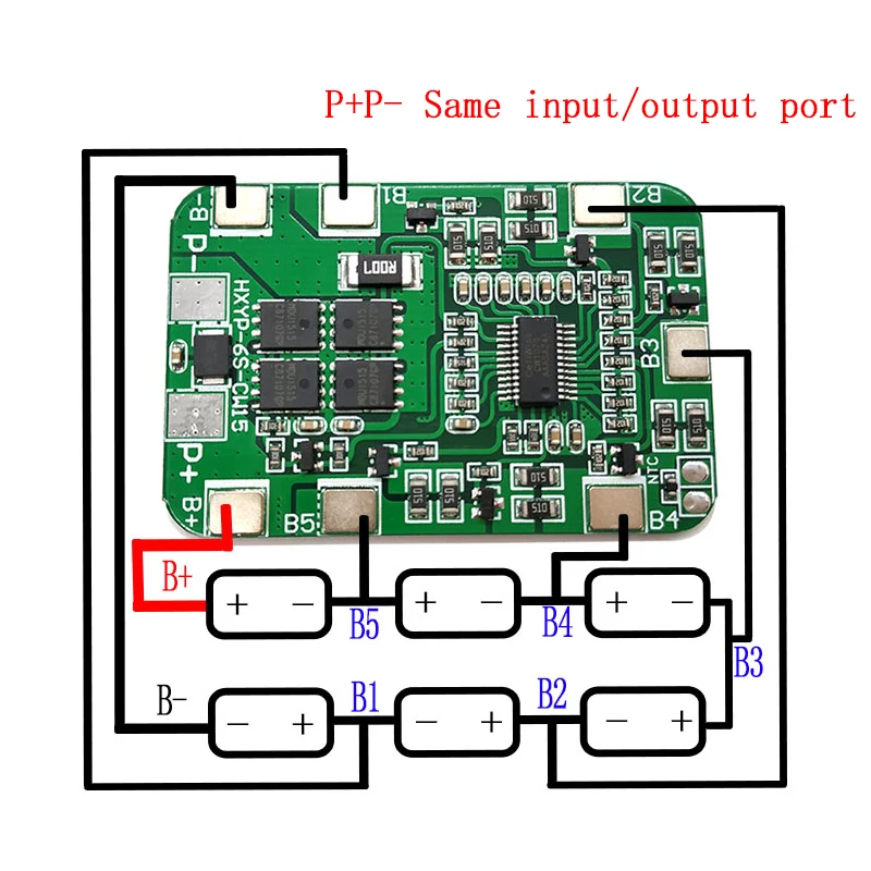 6S 12A/25A 24V 25.2V PCB BMS Protection Board For 6 Pack 18650 Li-ion Lithium Battery Cell Module New Arrival Balanced