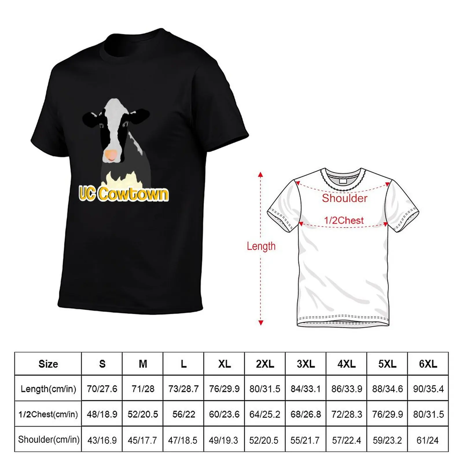 UC Davis Cow T-Shirt Casual Breathable Short Sleeve Top
