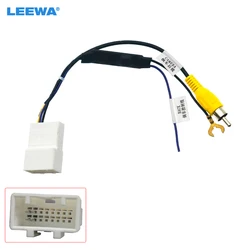 LEEWA 16-pin Car Reverse Camera Output Video Adapter Wiring Cable For Toyota Original Factory Camera Video Output #CA7457