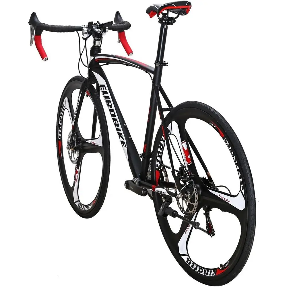 

21-Speed Dual Disc Brake 54CM 3-Spoke Road Bike