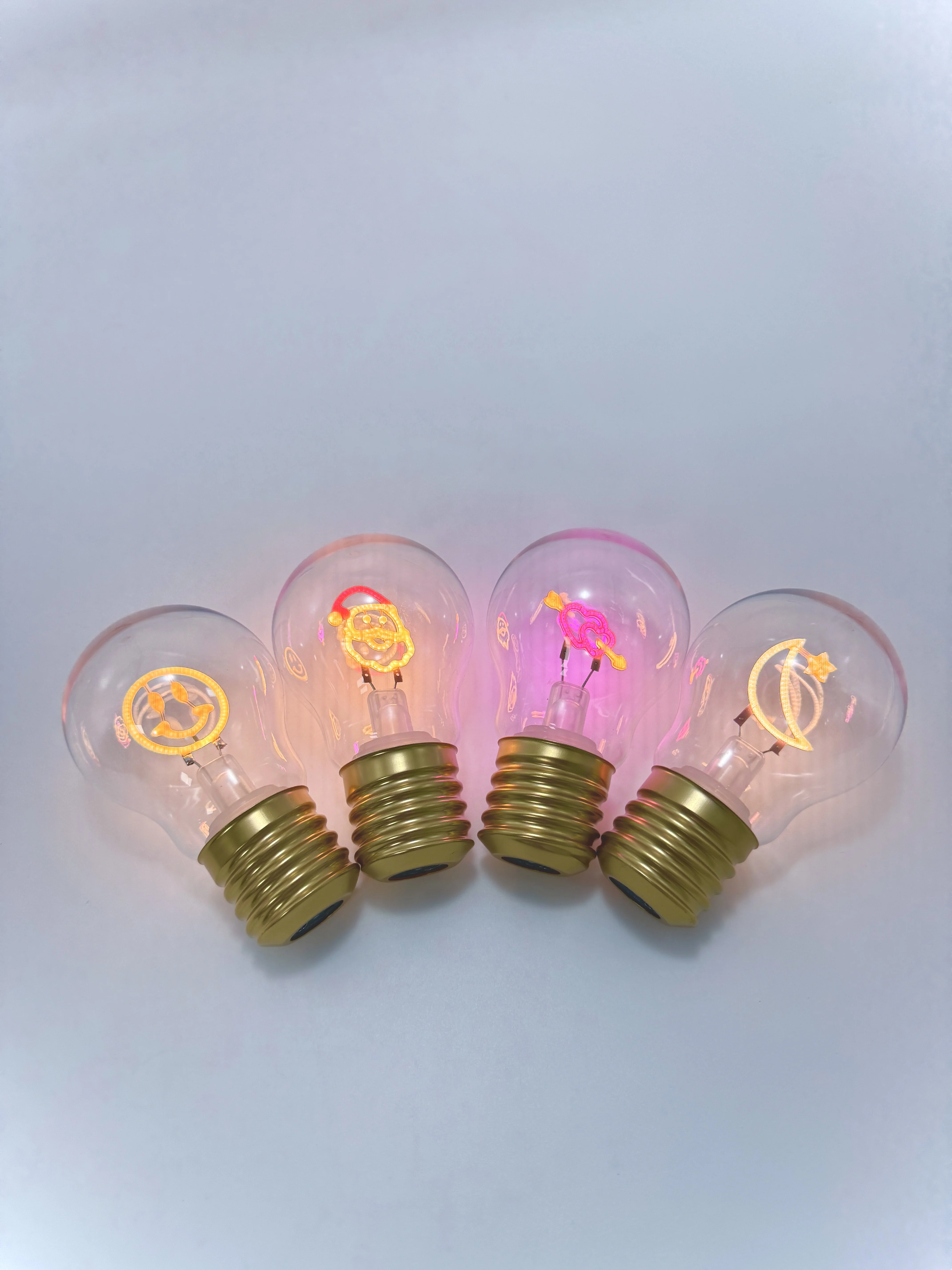A70 Rechargeable Light Bulb Modeling Plasti Dimmable Creative Decorative Lamp Holiday Wedding Christmas Decor For Pendant Lamp