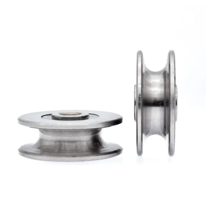 yes1pcs 8*40*14mm U grooved concave wheel bearing wheel/crane/pulley/guide wheel, for 8 mm diameter wire rope/guide rail