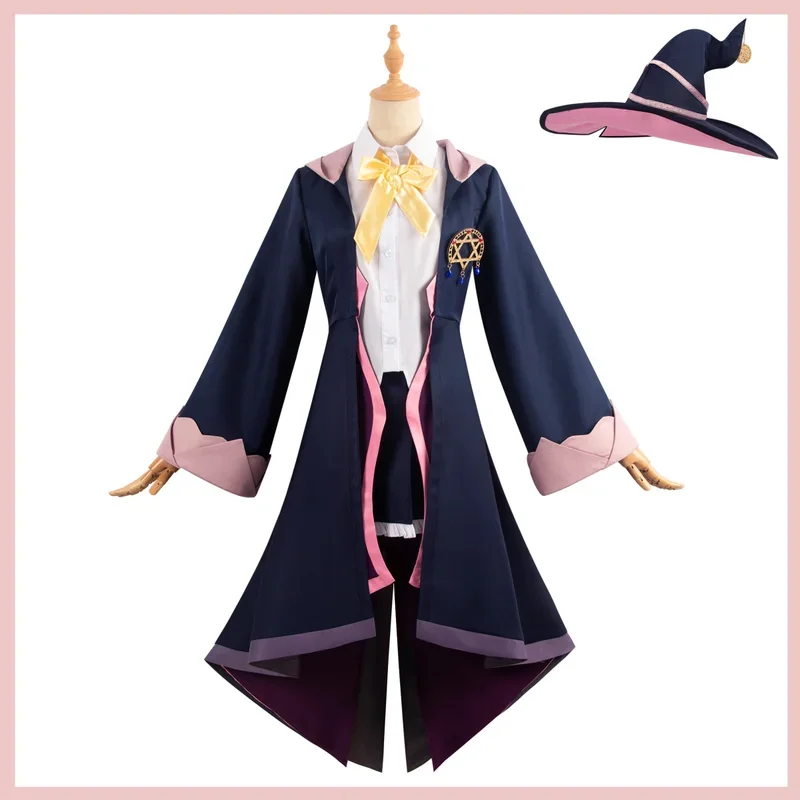 FC6FC6アニメ放浪の魔女: イレイナの旅 アシェン魔女 コスプレ衣装 ウィッグ 帽子 スカート マント 靴 女性 かわいい Hallo@FC8！