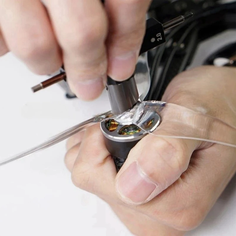 ประแจ M5สี่เหลี่ยมพร้อมเครื่องมือตลับลูกปืน1.5มม./2มม. มอเตอร์ปล่อยไขควงสำหรับโดรน RC สำหรับแข่ง FPV ทนทาน