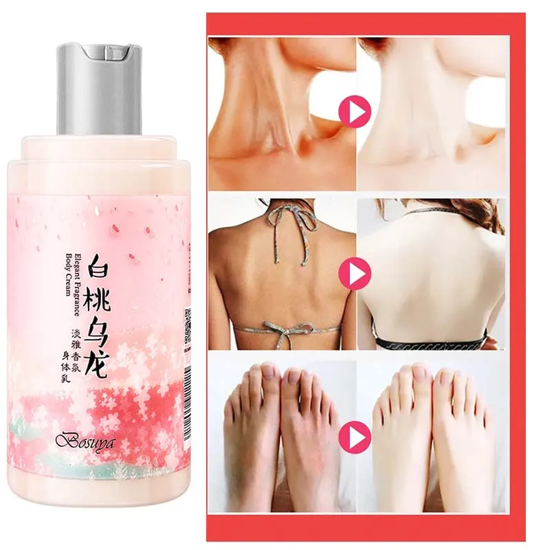 

White Peach Oolong Body Lotion Elegant Fragrance Shower Gel Refreshing and Moisturizing Nourishes The Skin Peach Moisturizer