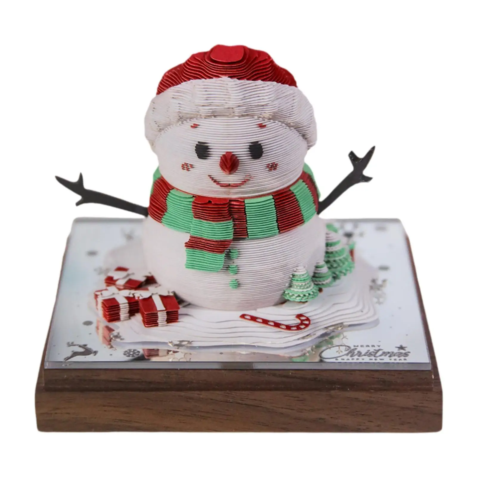 2025 Desk Calendar 3D Memo Pad Calendar Time Piece Desk Calendar 3D Calendar