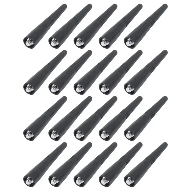 Solid 20 Pcs 9 Cm Length Antenna Short PMAE4003 Uhf Stubby Antenna 430-470 Mhz Range For Motorola Gp328 Gp340 Gp328plus Gp344