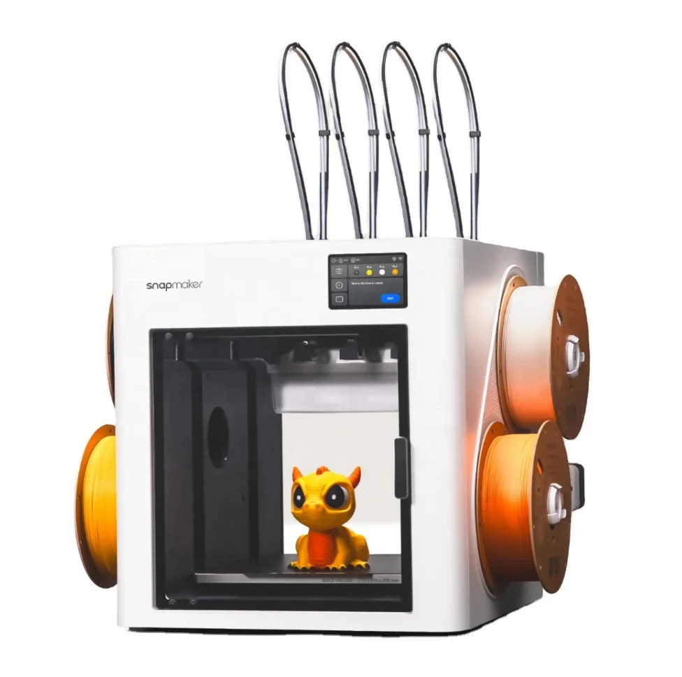 Snapmaker U1 4-Extruder Multi-Color FDM 3D Pr inter, 500mm/s CoreXY High Speed Prototyping Printer