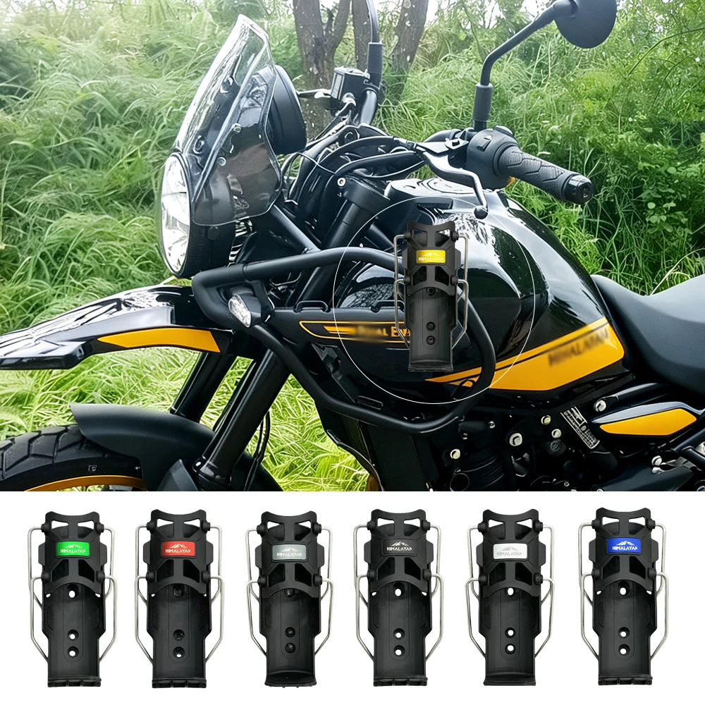 360 °   Portavasos Universal Ajustable para Manillar para Himlayan450 Himlayan 450 452 Scram 411 HIMALAYAN, Soporte para Botella de Agua para Motocicleta