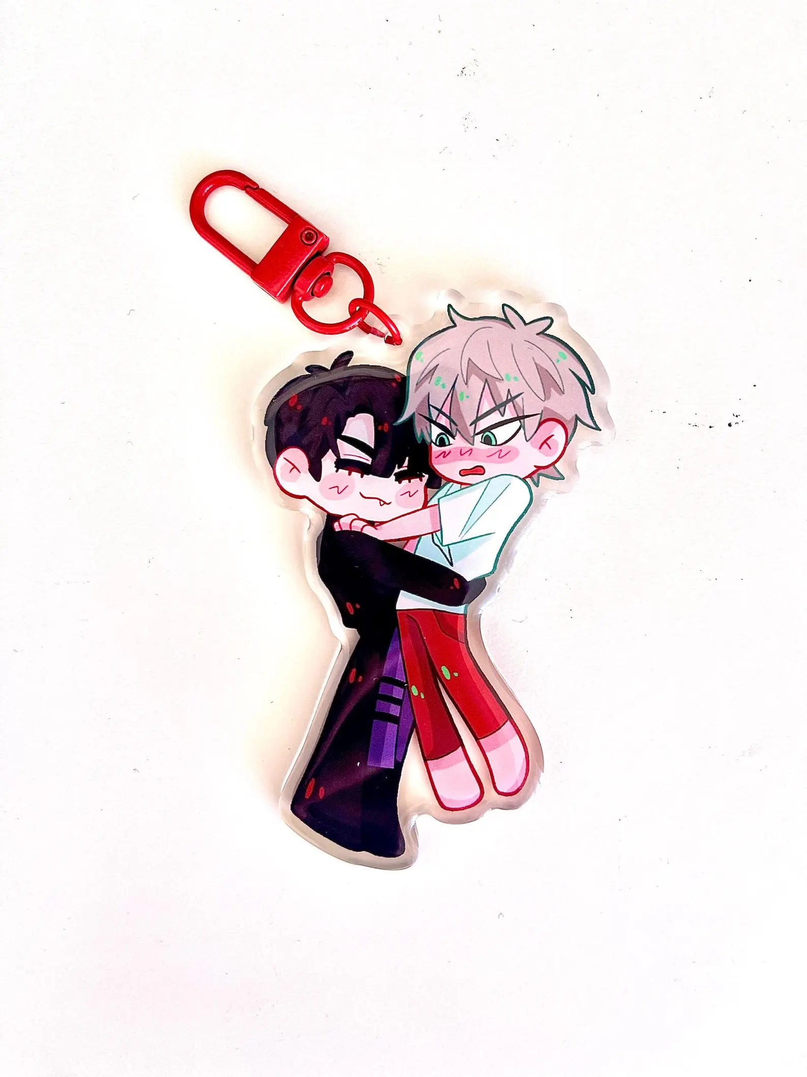 Alien stage keychains Ivantill Hyuluka Mizisua Acrylic backpack pendants