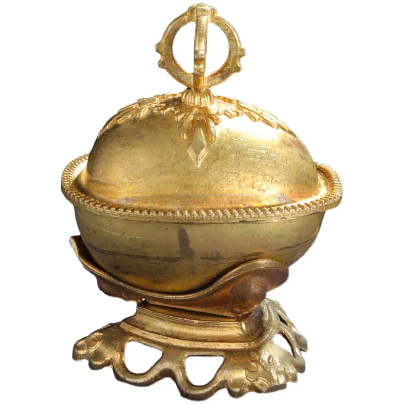 6.7*4cm Pure Copper Tribute Buddhism Bowl Home Gift Collection Decorative Furnishing Toba Tantric Temple/Home Putting Ornaments