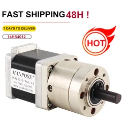 1pcs 14HS4012-PG Extruder Gear nema14 Stepper Motor Ratio5.18-1 14-1 Optional Planetary 1.2A 0.22N.M torque For 3D Printer