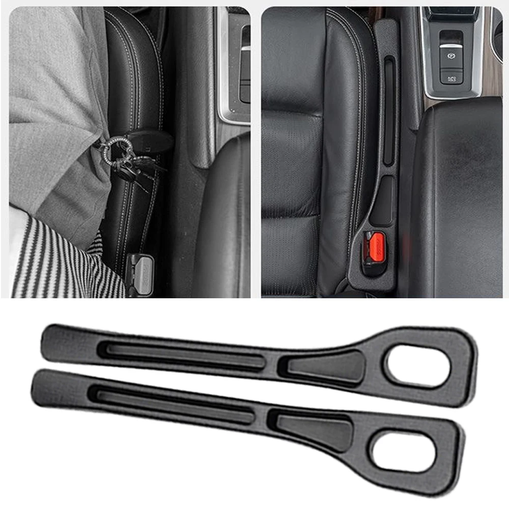 EIN set von 2PCS Auto Sitz Lücke Füllung Streifen Auto Sitz Lücke Lagerung Zubehör Auto Schlüsselbund Telefon Lagerung Box Sitz Dekorieren teile