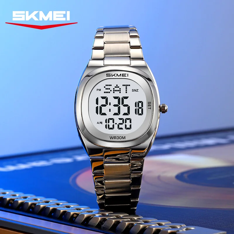 

SKMEI водостойкий секундомер, электронные часы, спортивные цифровые наручные часы для мужчин, женщин, студентов, будильник, военные часы Reloj Hombre