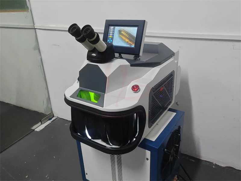 LY YAG Laser 200W Mini Touch Screen Control Jewelry Spot Welding Machine Micro Laser Soldering With HD CCD Microscope