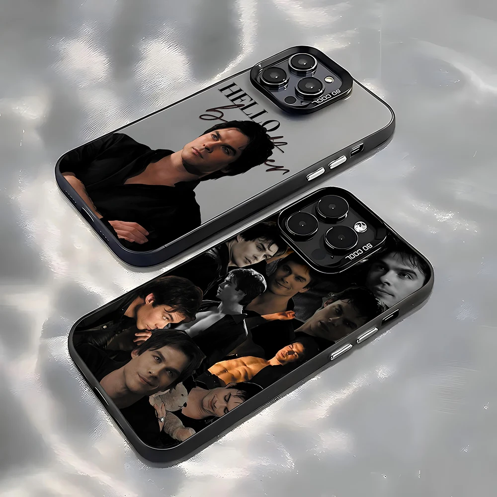 Funda de teléfono The Vampire Diaries Damon para Xiaomi Redmi 15 15C 14C 13C 13 12 10 A2 A3 A5 9T 9A K60 K40 4G 5G cubierta mate anticaída