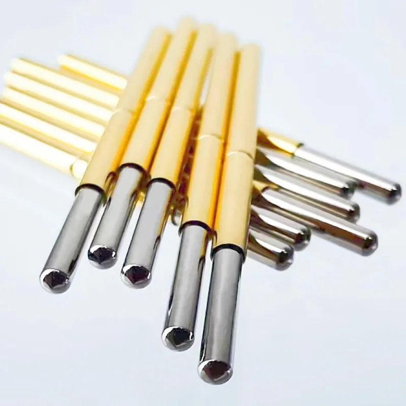 J Bullet-nosed Full Radius PCB Test Spring Test Pin Probe for Electronic Component Inspection P50-J P75-J P100-J PL75-J P125-J