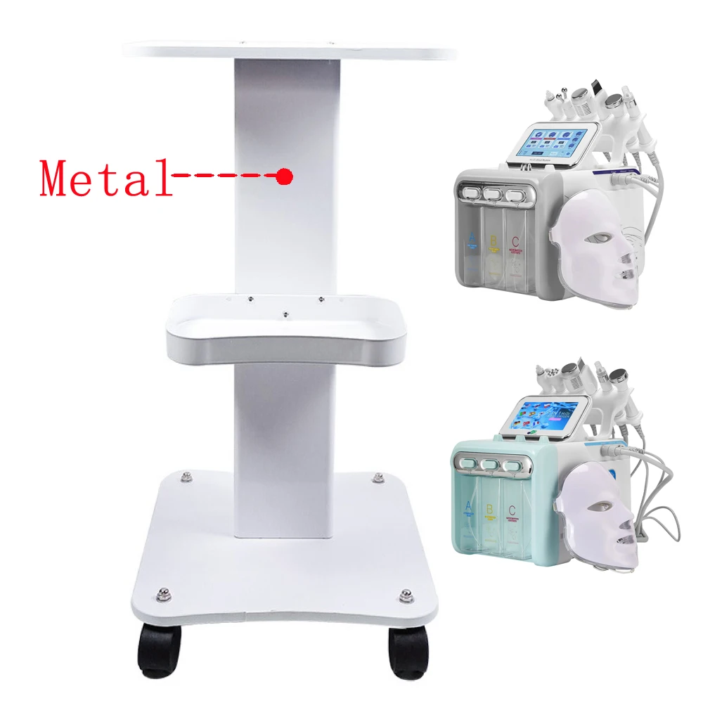 Multifunctional Trolley Cart For Beauty Salon Equipment Auxiliary Cart with Wheels Rolling Trolley Stand Trolley for Machine