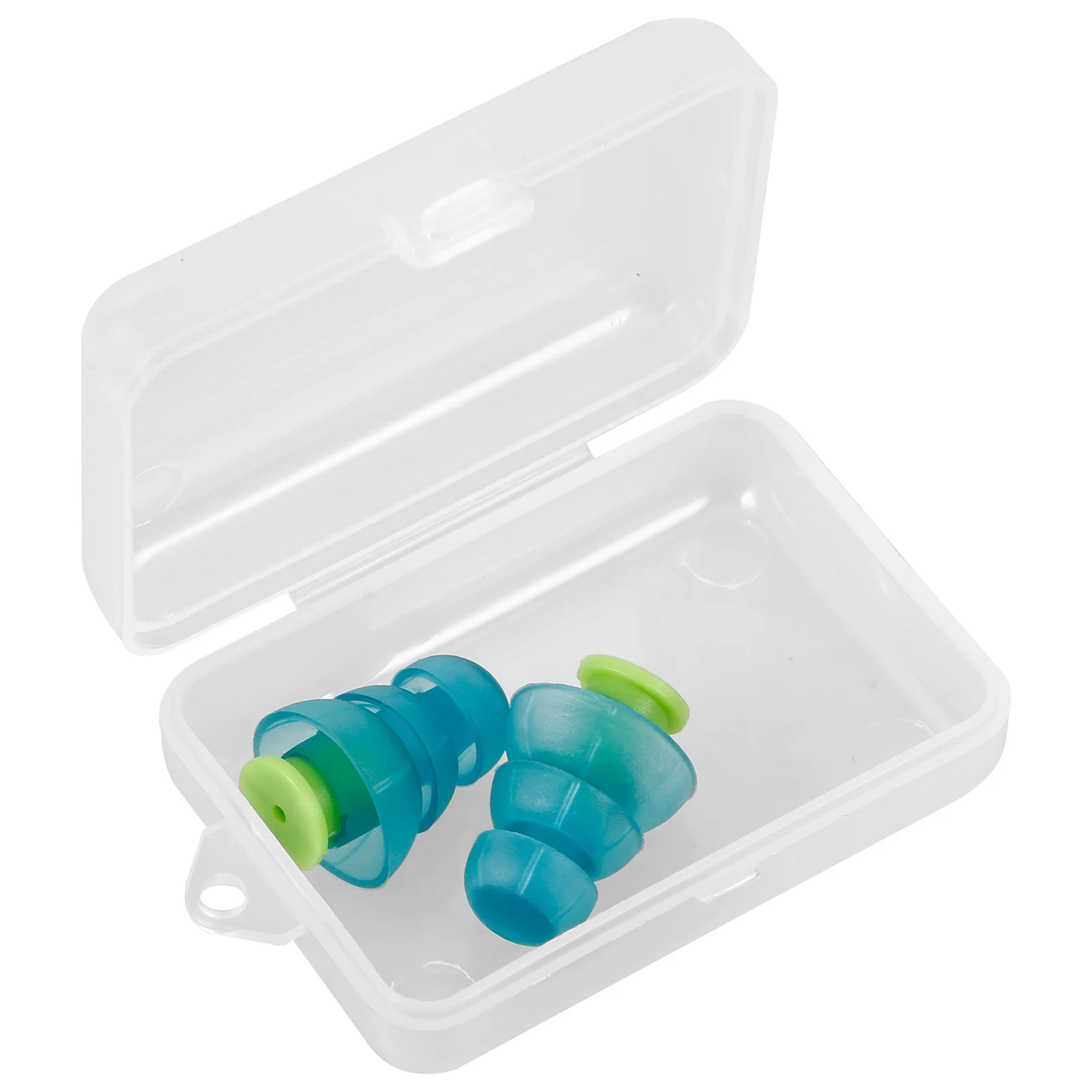 

1 Pair Reusable Silicone Ear Plugs Noise Reduction Hearing Protection For Concerts Sports Airplane Travel Comfort Fit