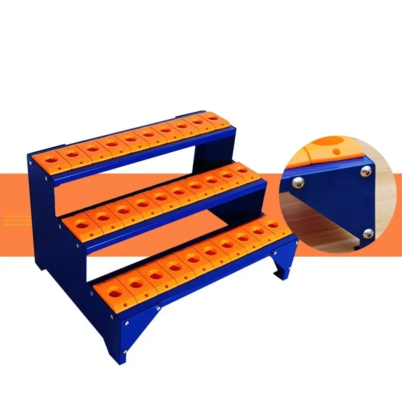 Imagem -04 - Armazenamento Rack Escada tipo Ferramenta Prateleira Collet Holder Cnc Machen Centro Bt30 Bt40 nc