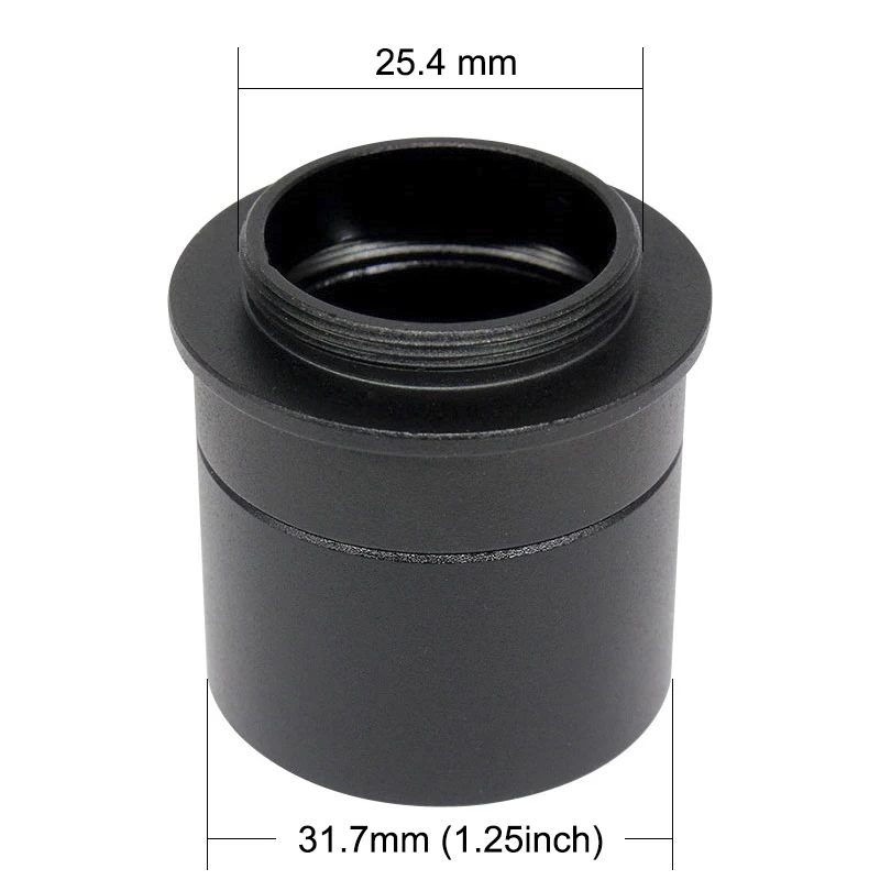 Adapter Ring C Mount to 1.25 inch or 23.2mm 30mm 30.5 mm Diameter for Microscope Connect with Electronic Eyepiece CCD USB Camera