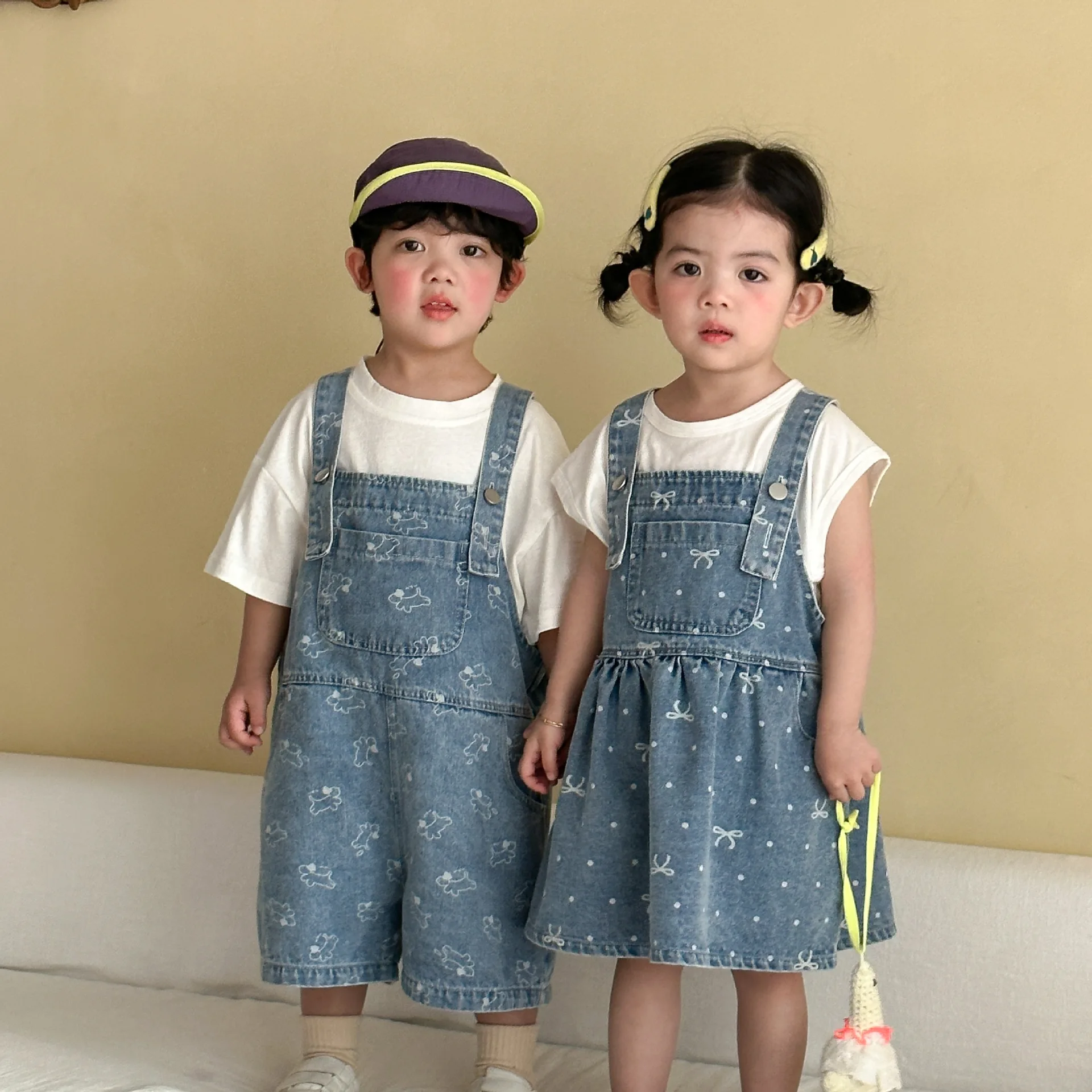 2026 Summer New Children Denim - đánh giá và giá Baby Overall Denim