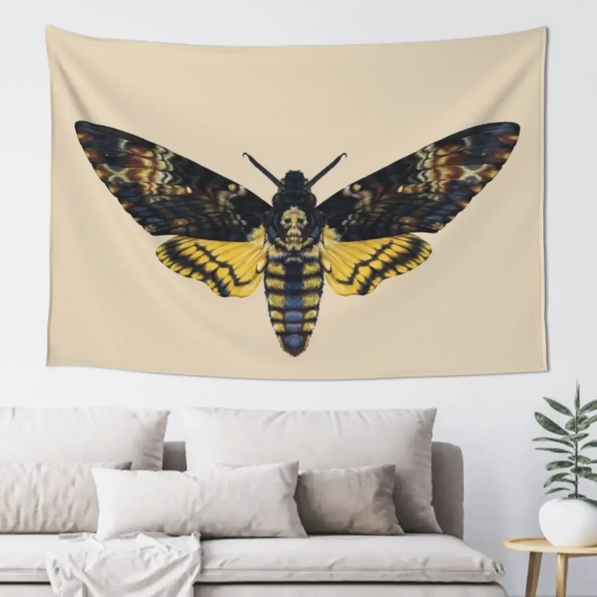 Death's-head hawkmoth Tapestry House Decorations Funny Tapestry