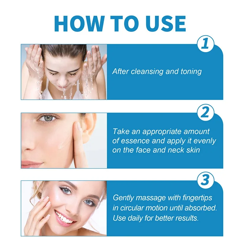 1/3/5pcs B5 Shrink Pores Serum Pure Hyaluronic Acid Lifting Firming Fine Lines Reduce Lightening Dark Circle 30ML Hyalu Essence, image 5