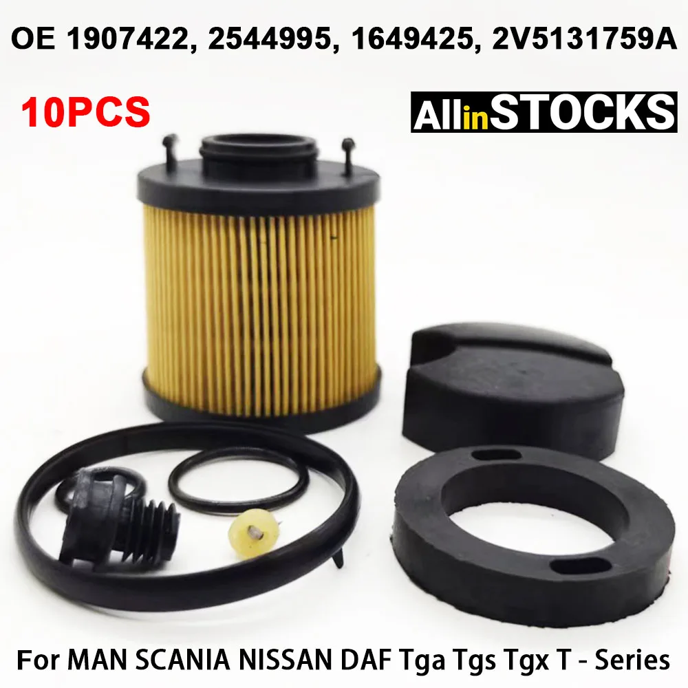 10PCS 1907422 For S-CANIA Truck Urea System Urea Filter Insert 1545482 1761034 1795459 1852188 2544995 For M-AN D-AF