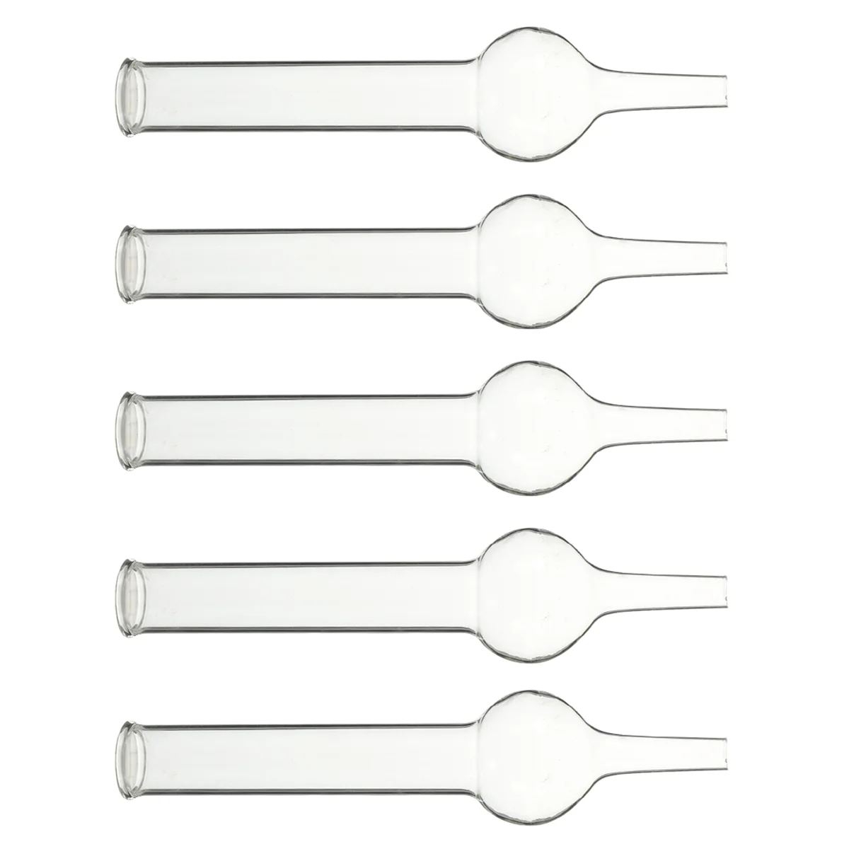 5 Pcs Chemical Experiment Equipment Teaching Glass Drying Tube Single-ball Tubes for Laboratory