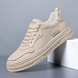 Spring New High Quality Wear Resistant Sole Sports Oxford Shoes Versatile Men's Leather Casual Shoes Office Men's Business Shoes