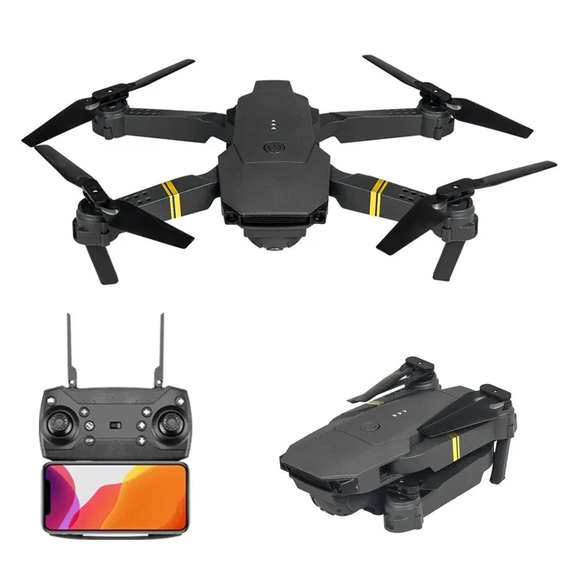 E58pro Mini RC Foldable Drone With Camera HD Wifi Fpv Photography Quadcopter Fixed Height Professional Drones Toys Boys