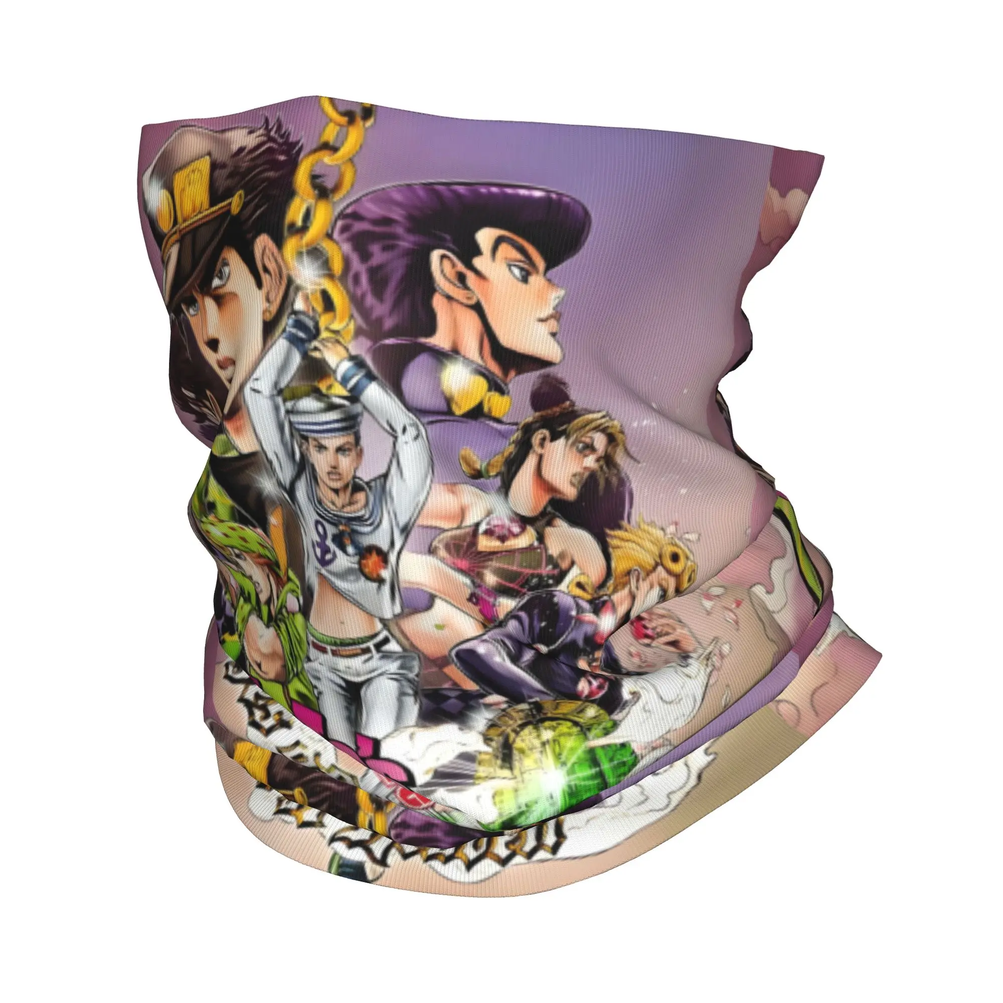 Anime Japan JoJos Bizarre Adventure  Bandana Neck Gaiter Windproof Face Scarf Cover Men Women Manga  Headband Tube Balaclava